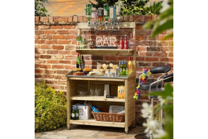 Food, glorious food - this Rowlinson's product converts a small footprint into a useful size storage space