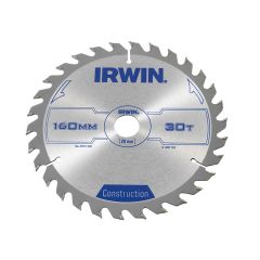 160/20/30 Irwin Circular Saw Blade ATB (inc 16 & 20mm bushes)