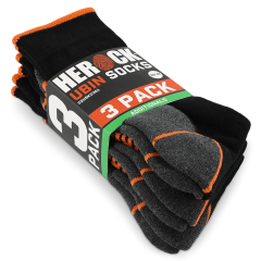 HEROCK®, Ubin Socks Set (3 Pairs)  , Black, (Euro) One Size (UK) 39/42