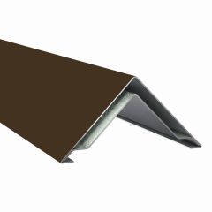 180mm James Hardie Plank VL 2-Part External Corner Trim - Outer Profile, Chestnut Brown, 3.0m