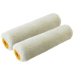 STANLEY Mini Mohair Gloss Sleeve 100mm roller (4in) (Pack 2)