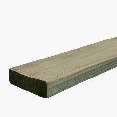 Smooth softwood decking board, 32mm finish thickness depending on moisture content of board