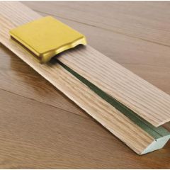 Elka 3 in 1 Real Wood Veneer Profile, Lacquered White Oak, 0.93m