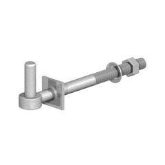 Hook to Bolt Galvanised 300/19 c/w welded small square washer.(825)