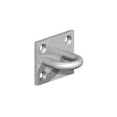 Staples on Plate Galv. 50mm x 50mm No.512