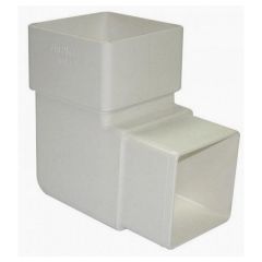FloPlast (RBS1) 65mm White Square 92½° Offset Bend **Clearance**
