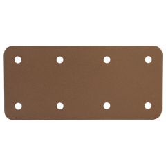 No.4718 Short Internal Sleeper Straight Flat Support Plate, Brown finish