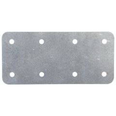 No.4718 Short Internal Sleeper Straight Flat Support Plate, Pre-galvanised