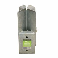 100mm  Concrete in Galvanised post support
