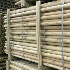 50mm Tanalised Round  Tree Stake/Post, 1.8m
