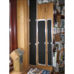 Black Grit Aluminium Anti-Slip Plate, Small, 60 x 630mm