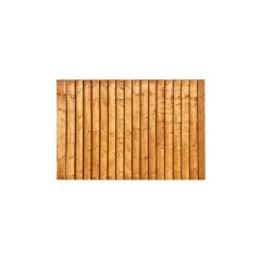 Featheredge Panel slats will change colour after fixing. They start off a light green colour and change to a mellow brown, then grey