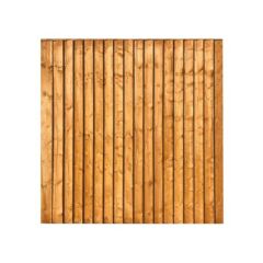 6ft x 6ft (1.83 x 1.83m) Treated Featheredge Fence Panel
