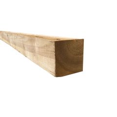 Large square  timbers can be used as posts or horizontal timbers. Incised  timbers (UC4) can be used in ground contact 