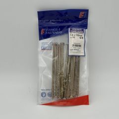 132mm x 7.5mm  Forgefix Concrete Frame Screws, 10 Per Bag
