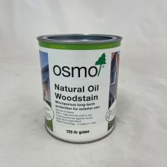 Osmo Natural Oil Woodstain - Fir Green 729 - 0.75 litres