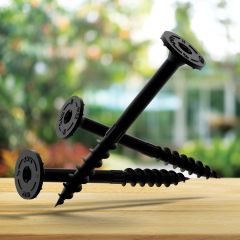 Simpson Strong-Tie 88mm Wood Screws in black  Box of 50