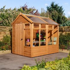 This 8' x 6' shed makes use of the sheds size to utilise maximum sunlight