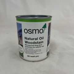 Osmo Natural Oil Woodstain - Basalt Grey 903 - 0.75 litres