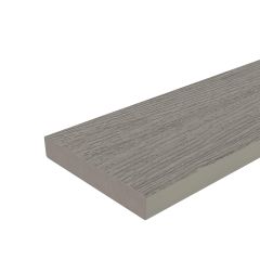 Armour Deck Composite Solid Edge Board - Light Steel - 23 x 138mm x 3.6m