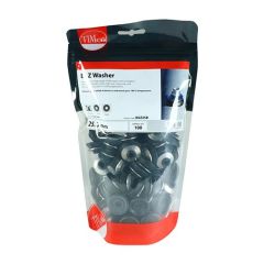 BAZ cone stainless steel washer(10mm) with EPDM gasket(6.5mm hole) (Bag of 100)