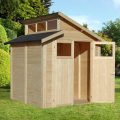 Skylight Shed, 7x7 Natural Finish, Rowlinson