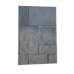 Black Limestone 22mm thick Patio Project Pack (Riven/Sawn edges),18.90 sqm per pack