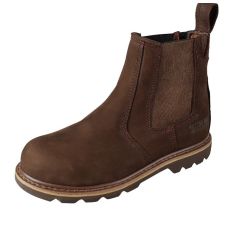 Buckler Buckflex Goodyear Welted Safety Dealer Boot, Chocolate Oil Leather (Size 9)