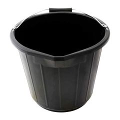 Builders 3 Gallon Bucket in black