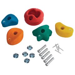 KBT Large Climbing Stones, Pack of 5 Mixed Colours