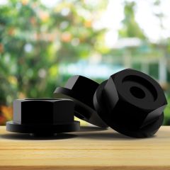 Simpson Strong-Tie Decorative Hex head washer in black pack of 8