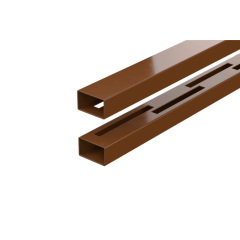 DURAPOST Rails for upto 900mm Height vertical Fence Panel 1829MM SEPIA BROWN (Pack of 2)