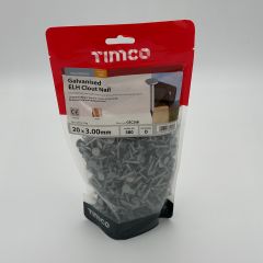 20 x 3.00 TIMbag Clout Nail ELH - Galvanised 1 KG (approx 580)
