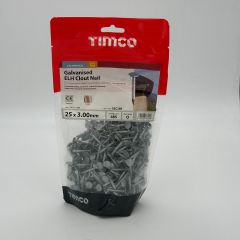 25 x 3.00 TIMbag Clout Nail ELH - Galvanised 1 KG