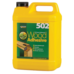 Everbuild 502 All Purpose D3 Weatherproof Wood Adhesive 5.0L