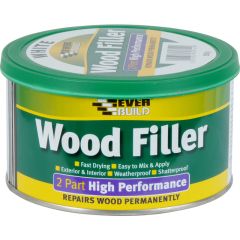 Everbuild Wood Filler 2 part White 500g