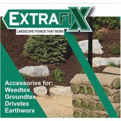 Earthworx ExtraFix Plastic Fixing 160mm Pegs 10 pack