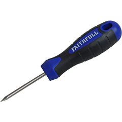 Faithfull soft grip Bradawl, tapered square point