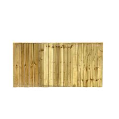 6ft x 3ft (1.83 x 0.91m) Treated Featheredge Fence Panel