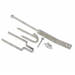 Fieldgate Spring Fastener Set Code No.132 (one way opening)