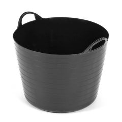 Flexi Tub  Black 42 litre HD Polythelene