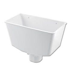 FloPlast (RHS1) White Square/Round Universal Hopper **Clearance**