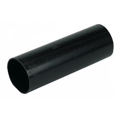 FloPlast (RP4) 68mm Black Round Downpipe, 4.0m