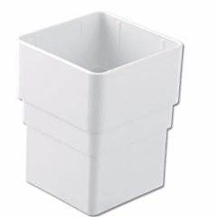 FloPlast (RSS1) 65mm White Square Pipe Socket **Clearance**