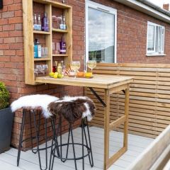 Forest Fold Down Wall Bar