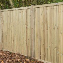 6ft x 6ft (1.83m x 1.8m) Decibel Noise Reduction Fence Panel - Pack of 3 - Forest Garden