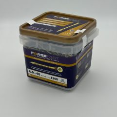 ForgeFast Pozi Comp ZY  4.0x40 Tub 1200 Elite Woodscrew