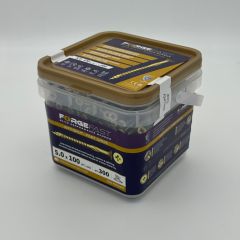 ForgeFast Pozi Comp ZY 5.0x100 Tub 300 Elite Woodscrew
