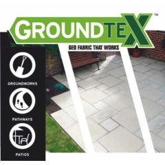 15m x 1m Groundtex Weed Control Fabric (83g/m2)