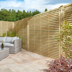 The Ledbury Panel uses 45mm x 55mm timber for the framing. It all adds to the contemporary styled panel.